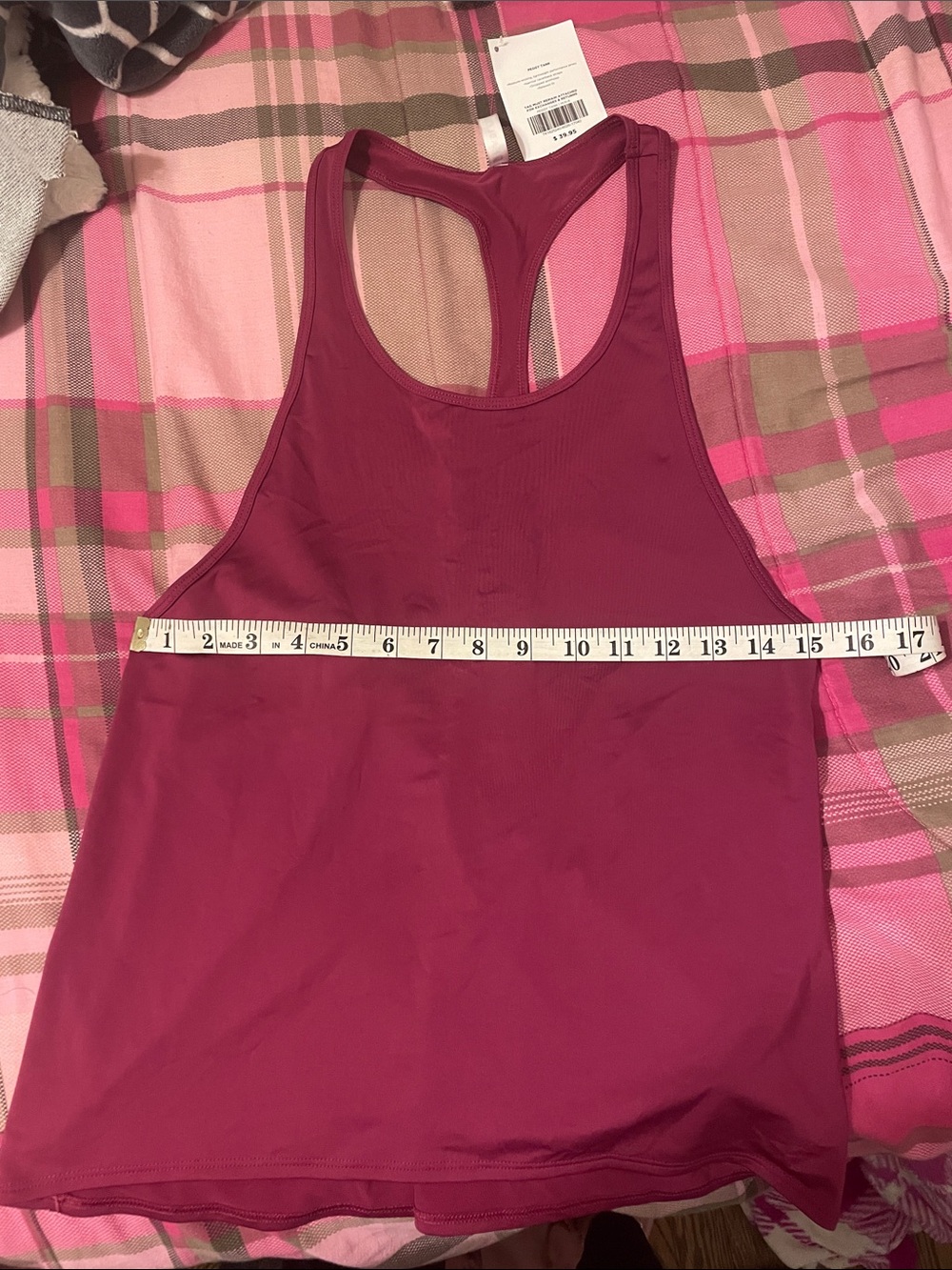 Fabletics Magenta Racerback Tank - Picture 6 of 6